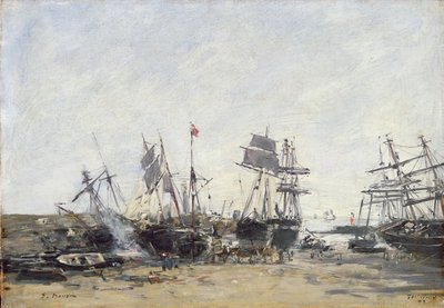 Portrieux by Eugene Louis Boudin